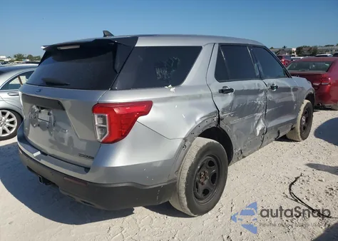 2021 Ford Explorer Police Interceptor from USA, damaged, VIN 1FM5K8AB1MGA46914